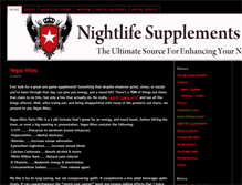 Tablet Screenshot of nightlifesupplements.com
